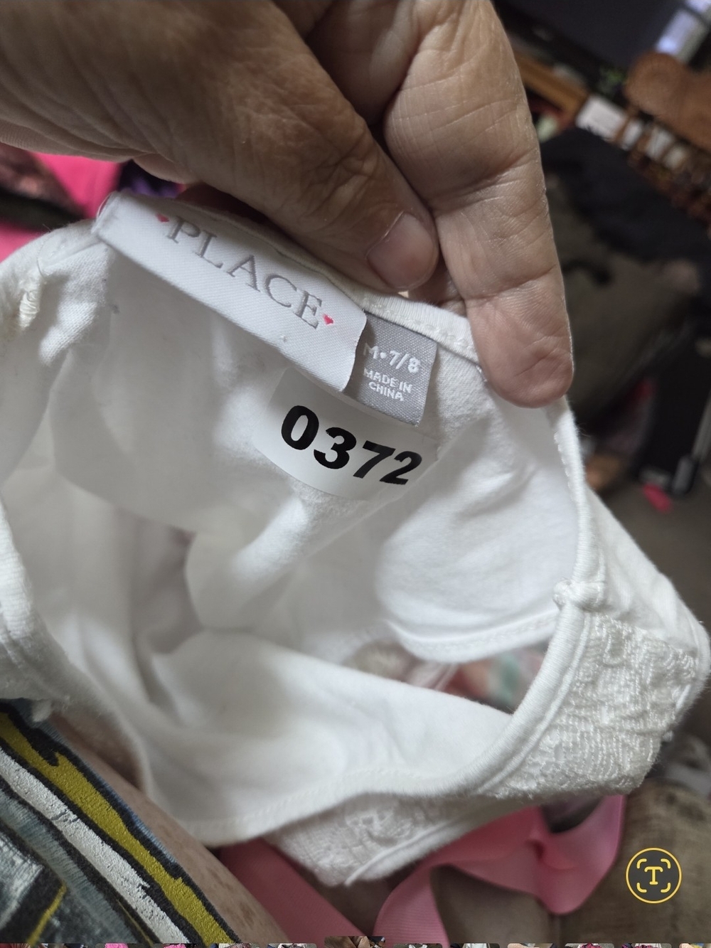 The Children's Place White Lace Tank Top for Girls
